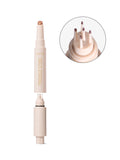 Freckle Stick with close-up of applicator on a white background. using tarte cosmetics freckle stick